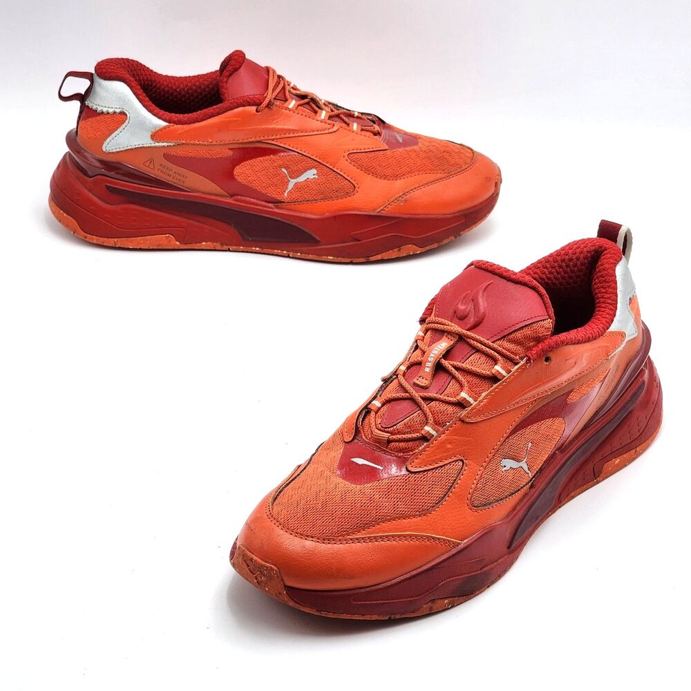PUMA RS-Fast Caliente Taco Taqueria Sneakers Orange Cherry Red Men's Size 12 US